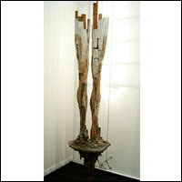 Foto: Bein-Skulptur