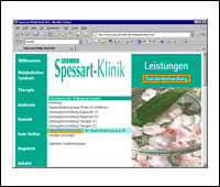 Screenshot von http://www.spessart-klinik.de/rehaklinik/bew5.htm