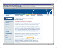 Screenshot von http://www.klinikum.uni-heidelberg.de/index.php?id=8590