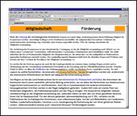 Screenshot von http://www.ak-niedersachsen.de/mitgliedschaft.htm
